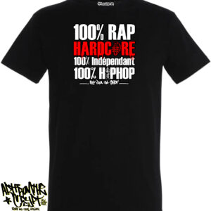 100% Rap Hardcore 100% Indépendant 100% HipHop – Noir