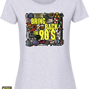 Bring Back The 90’s – T-Shirt – Femme – Cendre