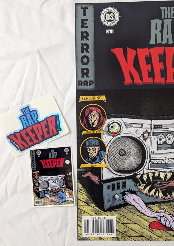 The Rap Keeper vol.1 - Djuice&Sick - Affiche A3 - Papier couché brillant 300g - édition limitée – Image 3